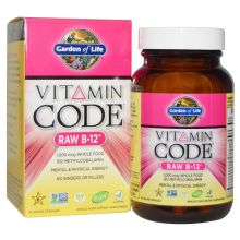 Garden of Life, Vitamin Code, Raw B-12, 30 Vegan Caps.